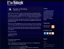 Tablet Screenshot of 12tomidnight.com
